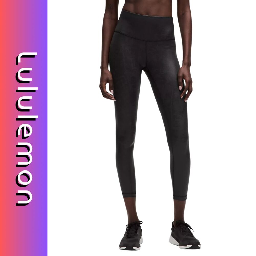 Lululemon Wunder Train High-Rise Tight 25" Matte Foil
